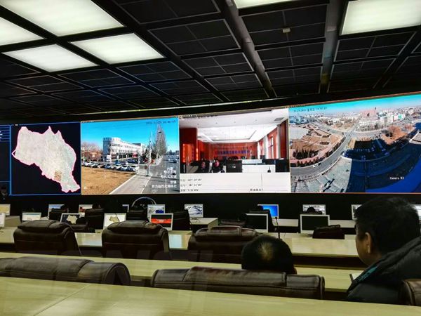 內蒙（méng）古城市綜合運營中心室內全彩led顯示（shì）屏