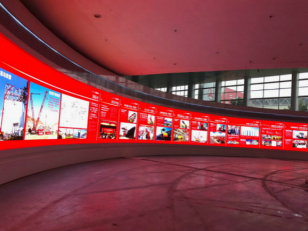 三一重工展示廳LED高清大屏（píng）