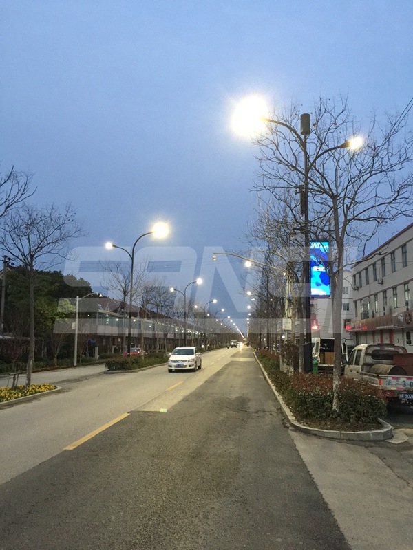 浙江（jiāng）大雲繆家新農村（cūn）智慧路燈（dēng）