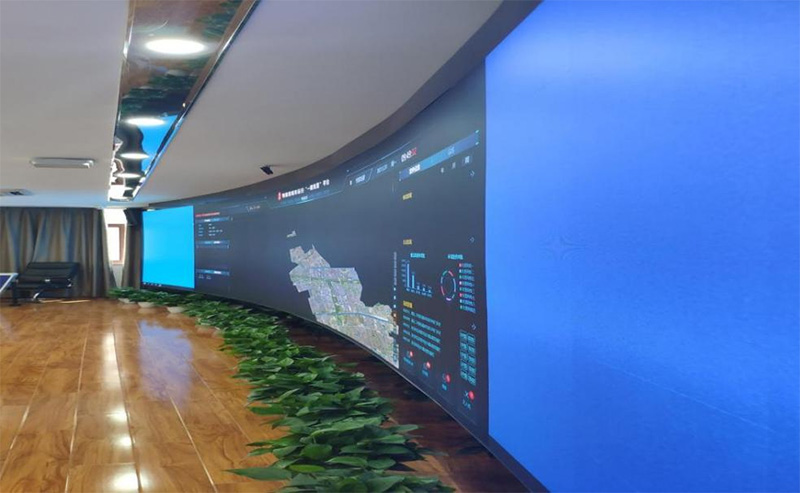 助力信息化,梅隴城市網格化中心（xīn）,LED顯示屏（píng）案例