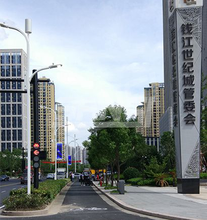 杭州錢江世（shì）紀城智慧路燈