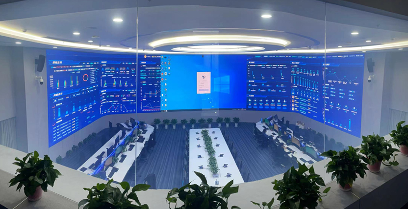 鹽城東台,公安局智慧中心,LED顯（xiǎn）示屏